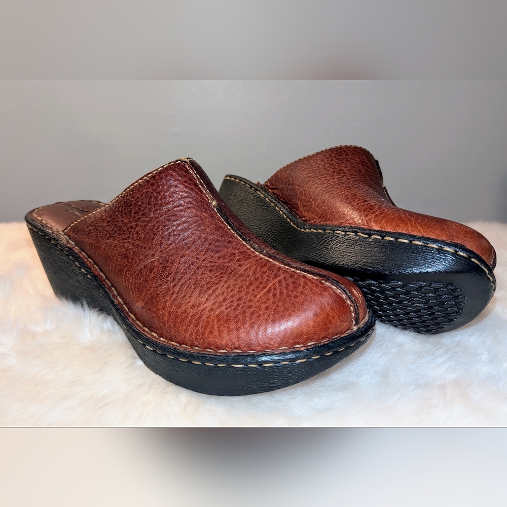Brown’s Landing leather clogs - Size 8